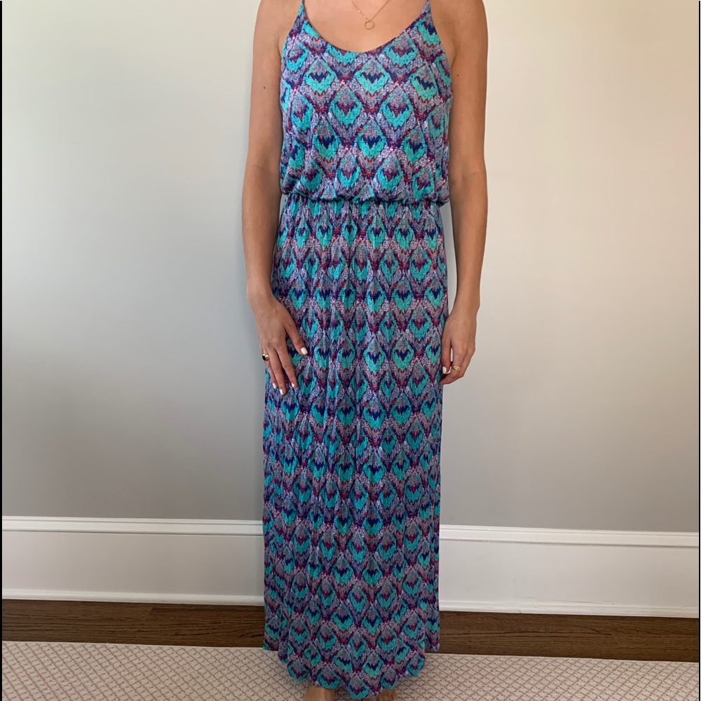 Multi colors maxi dress